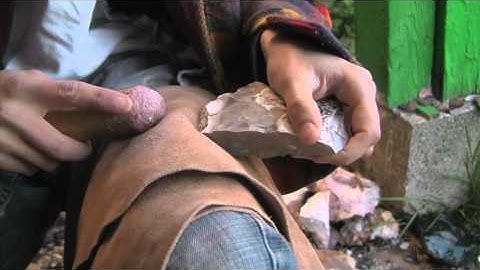 flintknapping texas river cobble episode 1