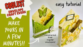 GRAB THOSE ENVELOPES!! make easy platform boxes from envelopes!