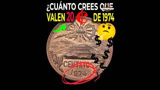 Moneda de 20 centavos de 1974 #numismatica #coins #numismatic #coleccionismo