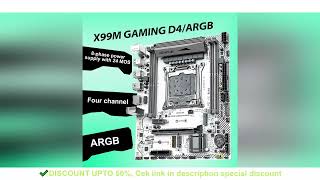 ARGB X99 Gaming Computer LGA 2011-3 XEON Motherboard Intel E5 2620 2666 2670 2678 V3 V4 support