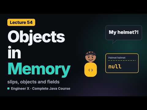 Java Objects in Memory: Local References and Instance Variables Explained | Java Course L54