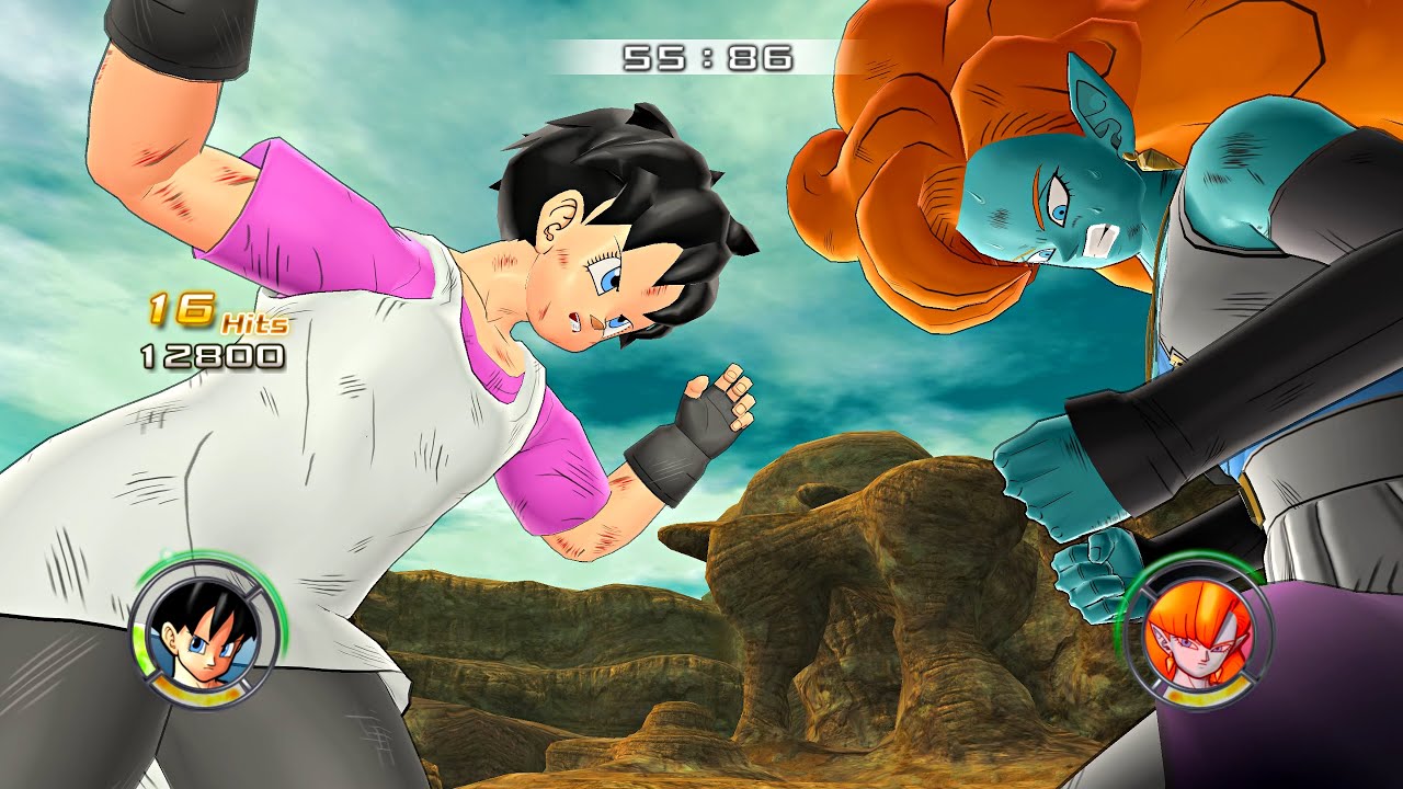 VIDEL vs ZANGYA | DRAGON BALL: RAGING BLAST 2 4K 60FPS #dragonballzragingblast2