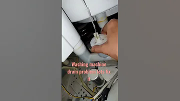 Washing Machine Drain Problem Sharpwashingmachine 