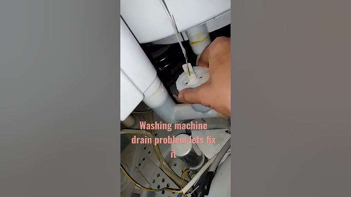 washing machine drain problem #sharpwashingmachine