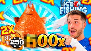 ICE FISHING BIG ORANGES PAYS MASSIVE!!!