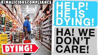 r/maliciouscompliance | Allergies are NOT important to The Home Depot.