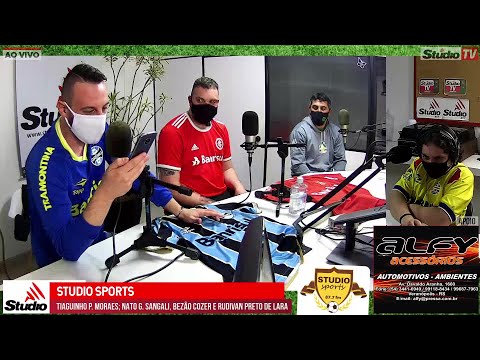 Studio Sports falando de dupla Gre-Nal