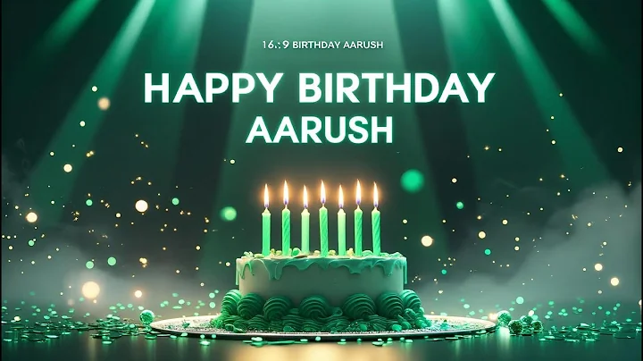 Aarush Happy Birthday | Birthday Songs with name | Birthday Reel | Janmdin | #Ad4beloved