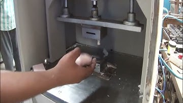 Semi Automatic Soap Stamping Machine | Adhisakthi Projects Pvt Ltd , India | Call : +91 9443203221