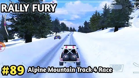Rally Fury Alpine Mountain Track 4 Race For First Place | Rally Fury Redback Car Draving #89
