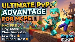 The ULTIMATE PvP Advantage for Minecraft PE ⚔️ | Argon Mod V2
