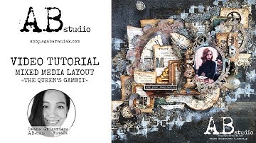 Mixed Media Layout "The Queen