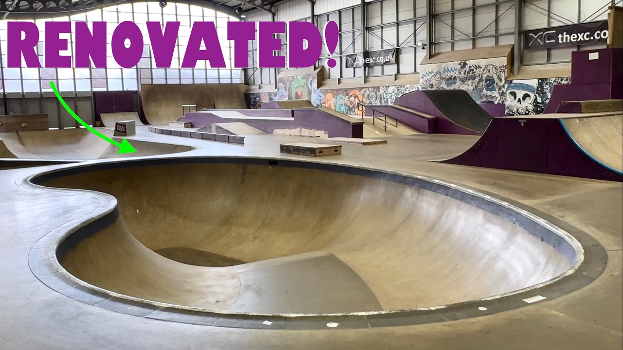 Gnarly Rider Pool Gnarly Solo Pool Session At XC’s Refurbished Bowl - Full Tour - YouTube