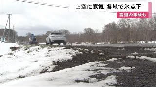 シャーベット状態でスリップしたか…20代男性重体 