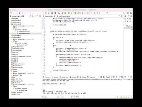 Assignment #5 - Recursion