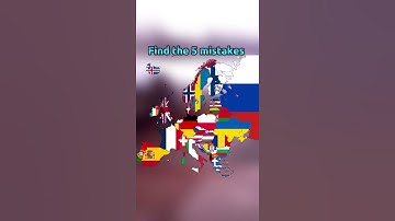 Find the 5 mistakes #bush #mapguide #europe #5mistakes #mistakes #map #ibispaint #capcut #mapping