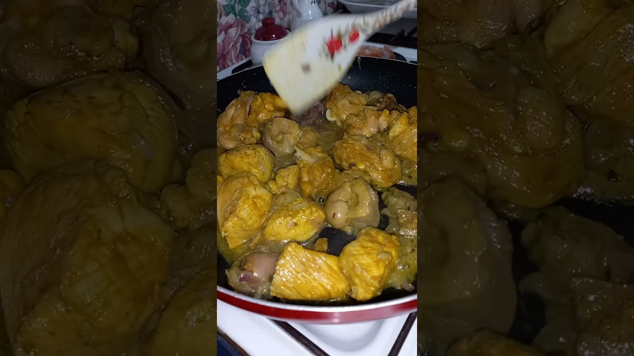 No-Oil-Chicken-Curry🍗: Recipe in Description 