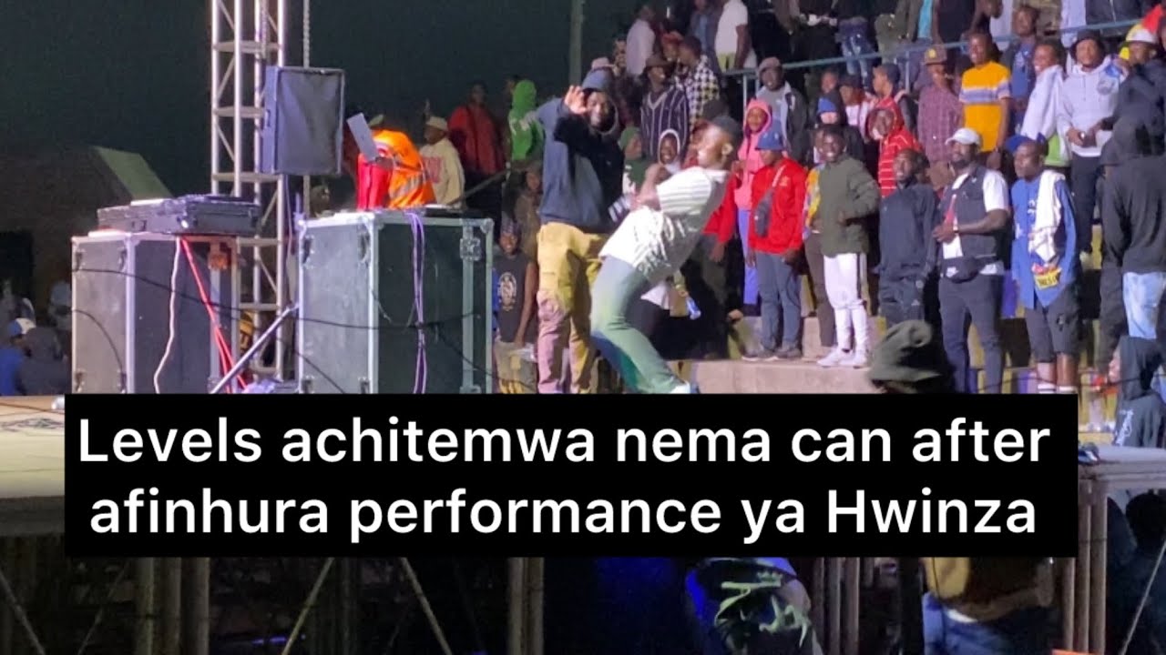 Levels achitemwa nema can after afinhura performance ya Hwinza at Silent Killer tyoro album launch