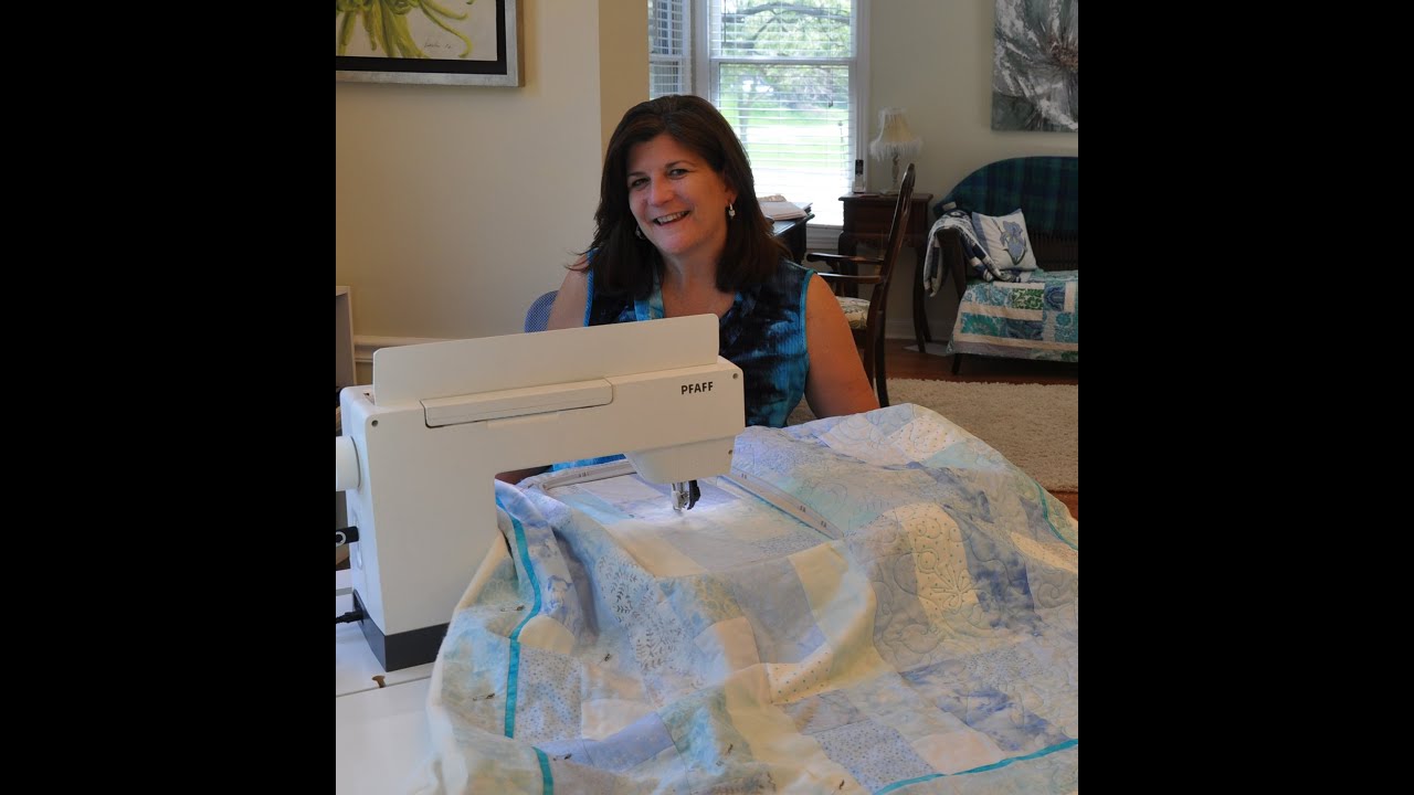 Edge to Edge Quilting with Embroidery Machine YouTube