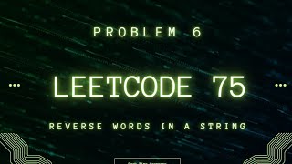 Leetcode 75 | Problem 6 | Reverse words in a String | C++  Solution | Malayalam