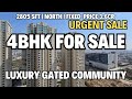 2805 SFT 4BHK FOR SALE IN HYDERABAD | KOHINOOR BY AURO REALTY | LUXURY GATED COMMUNITY