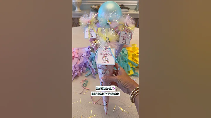 DIY unicorn party favors🦄 #diy #partyfavors #partyfavor #unicorn #partyideas #partydecorations