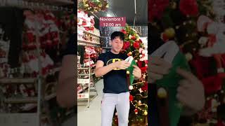 Celebrity Las tiendas cuando termina Halloween y empieza la Navidad. Wealth