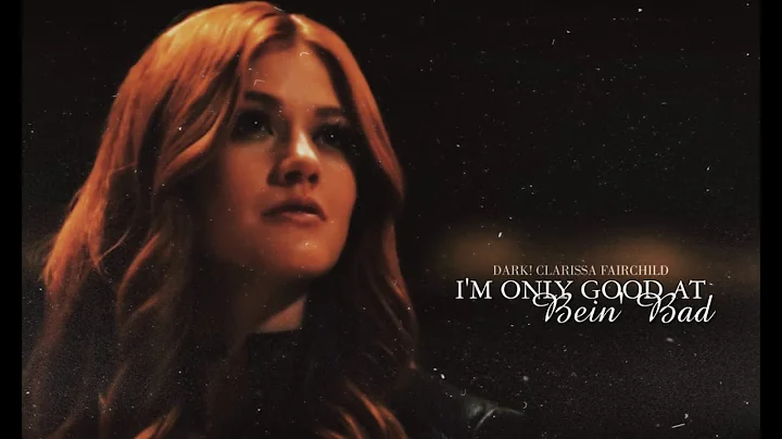 Dark! Clary Fray - I'm Only Good At Bein Bad