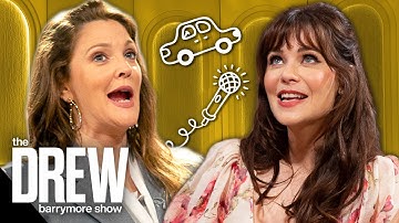 Zooey Deschanel Met Boyfriend Jonathan Scott on Carpool Karaoke | The Drew Barrymore Show