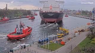 Tanker Arrives For Docking At Gdansk.