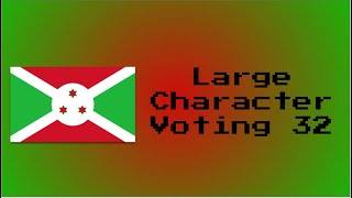 Large Character Voting 32 (VOTING CLOSED)