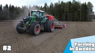 Fendt 828 Vario Väderstad Farming In Sweden