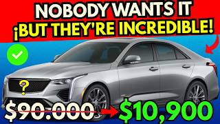 3 Dirt-Cheap Luxury SEDANS "Rotting" on Lots (Buy Once, Never Shop Again)