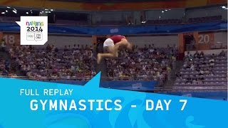 Gymnastics Men/Women Individual Finals Day 7 | Full Replay | Nanjing 2014 Youth Olympic Games
