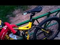 Отзыв дешевый двухподвес LAUXJACK 24/27 rappelling Bike Aluminum. bicycle. mountain bike. downhill