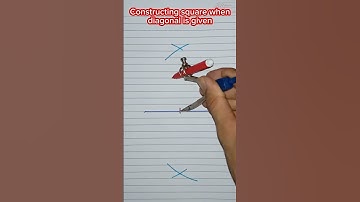 construction of square method 2 #construction #compass