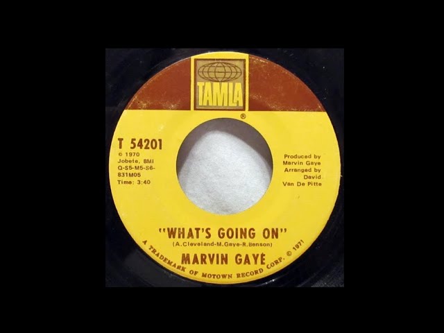 45 Rpm - What's Going On - Marvin Gaye 1970 (Mono) - YouTube