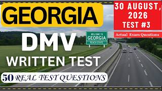 GEORGIA DMV permit test 2026 | Georgia DMV Written Test 2026 | DDS Georgia Practice Test 2026