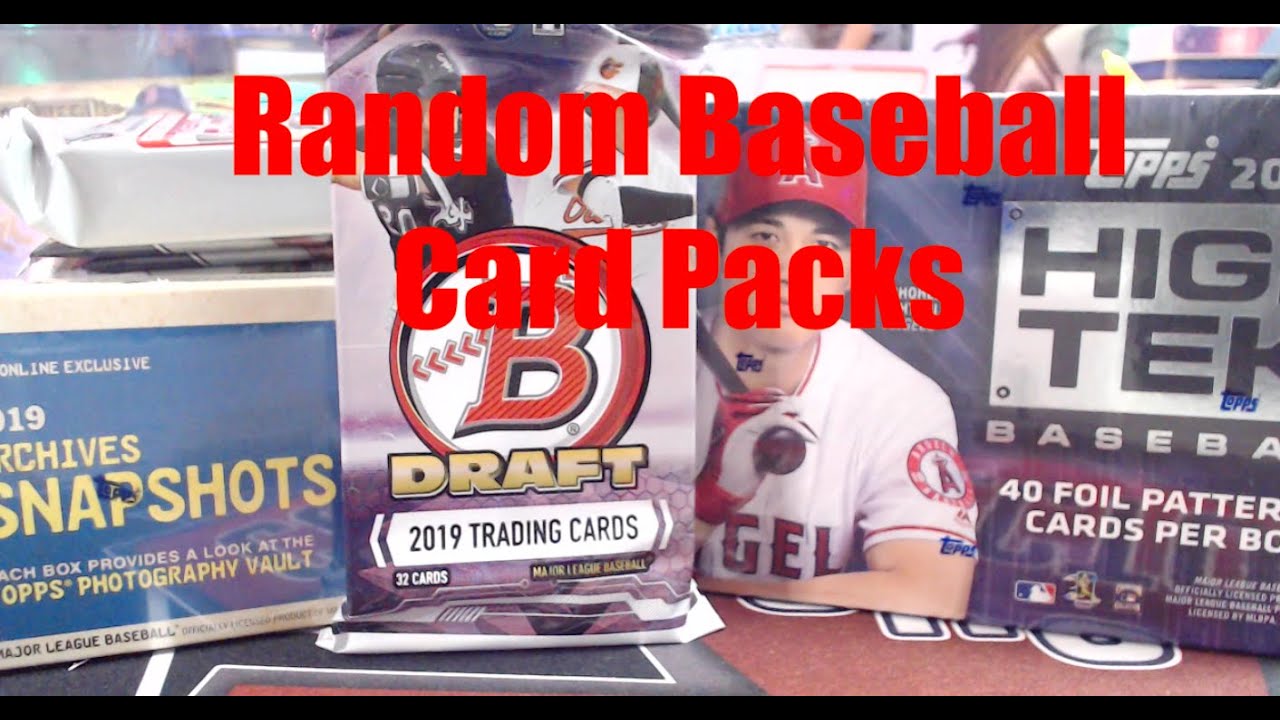 Random Baseball Packs Holiday Style 32 Packs! **1987-2019 Autos, Relics ...