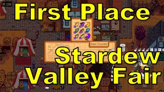 Learn How To Win First Place In Stardew Valley Fair