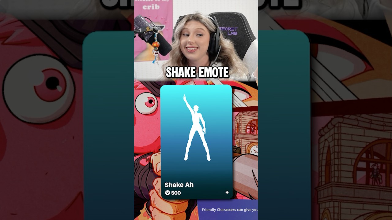 HappyGal Reacts To New Fortnite Emote 😂 
