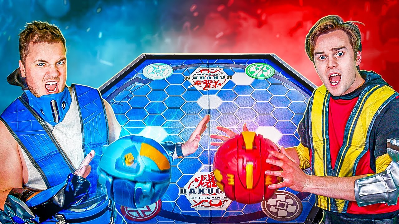 SECRET BAKUGAN BOX FORT BATTLE!
