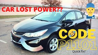 Code P1101 quick fix! How to fix a code for under $10 & Chevrolet start stop cut deactivation Chevy