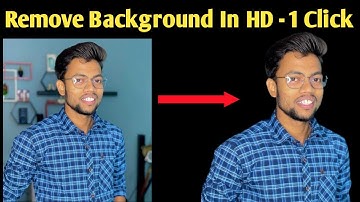 How To Remove Photo Background in One Click - HD Quality | Manoj Dey