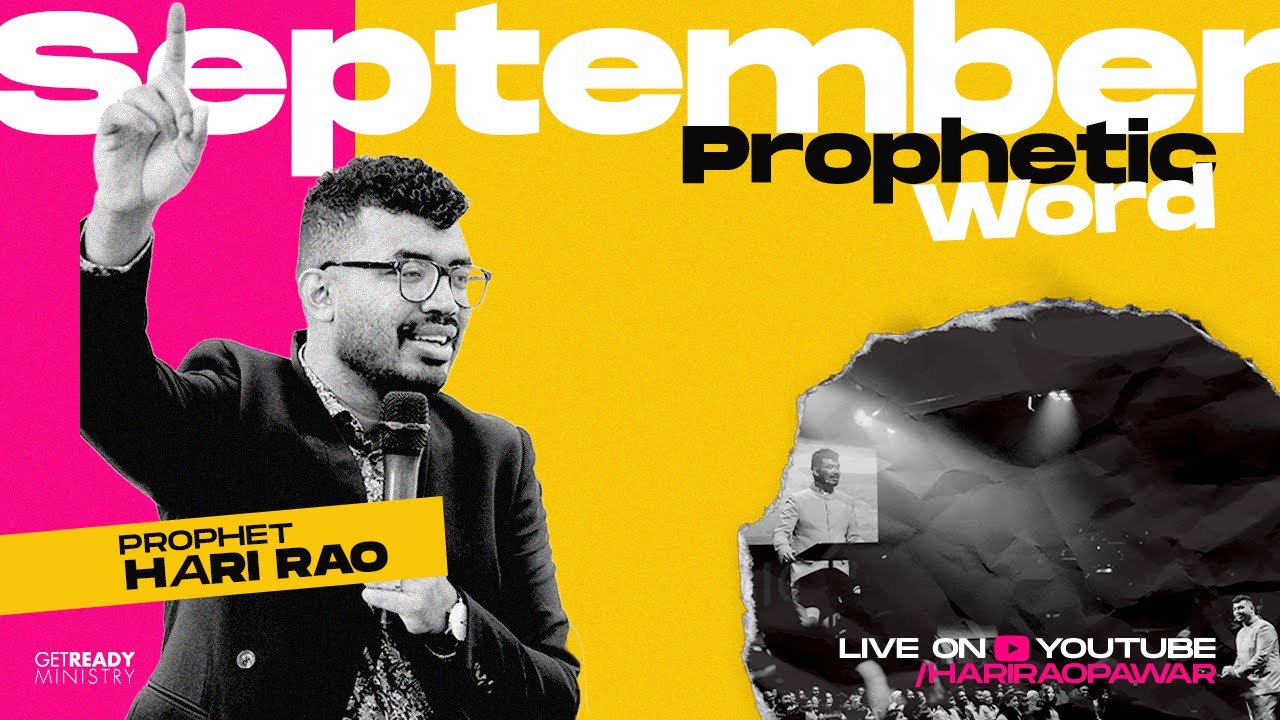 September Prophetic Word | Hari Rao - YouTube