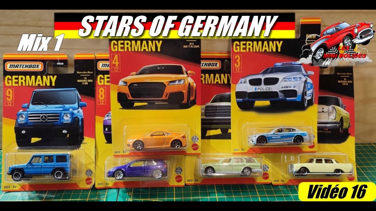 Matchbox Stars of Germany 2022 Mix 1 - (Vidéo n°16)