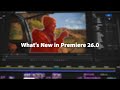 What S New In Premiere 2026 Updates Adobe Video 