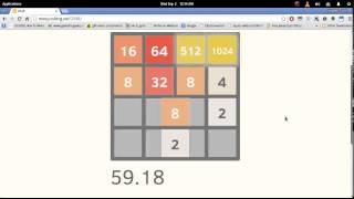 2048 speedrun; 1m 17.58s