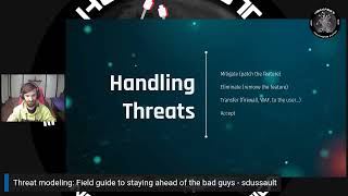 Threat modeling  Field guide to staying ahead of the bad guys Samuel Dussault
