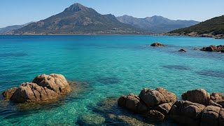 4 Minutes of Turquoise Calm | Corsica Mountain Bay at Marine de Davia 8K screenshot 4